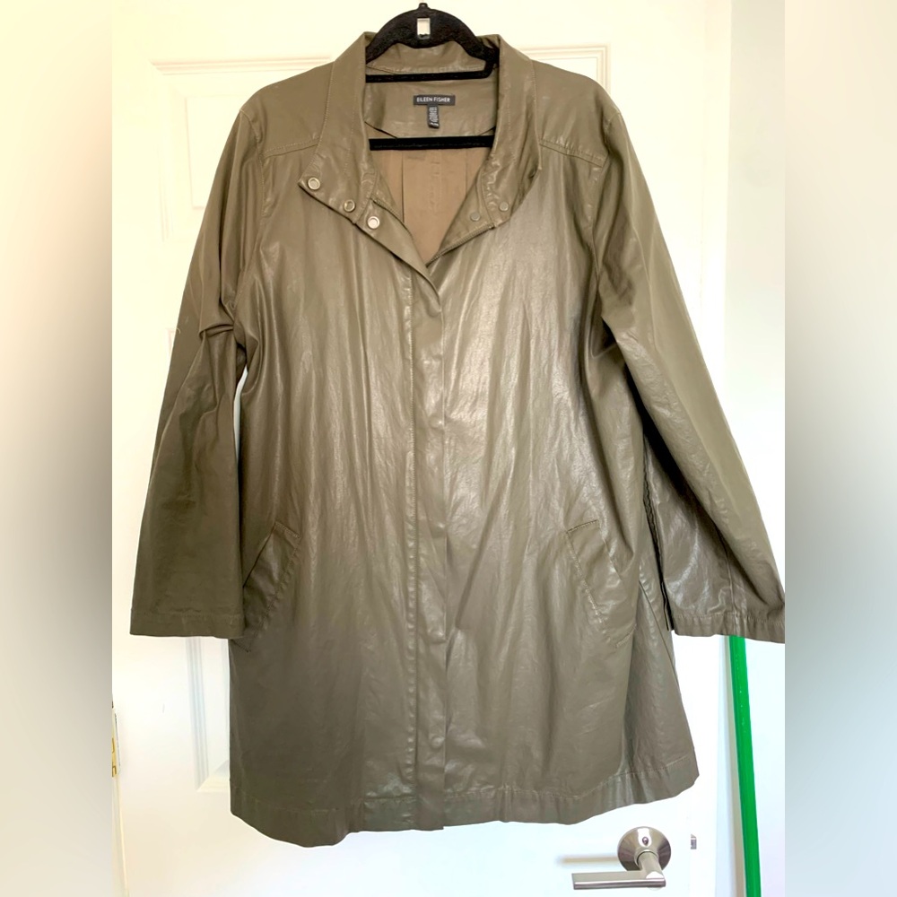 Eileen Fischer raincoat